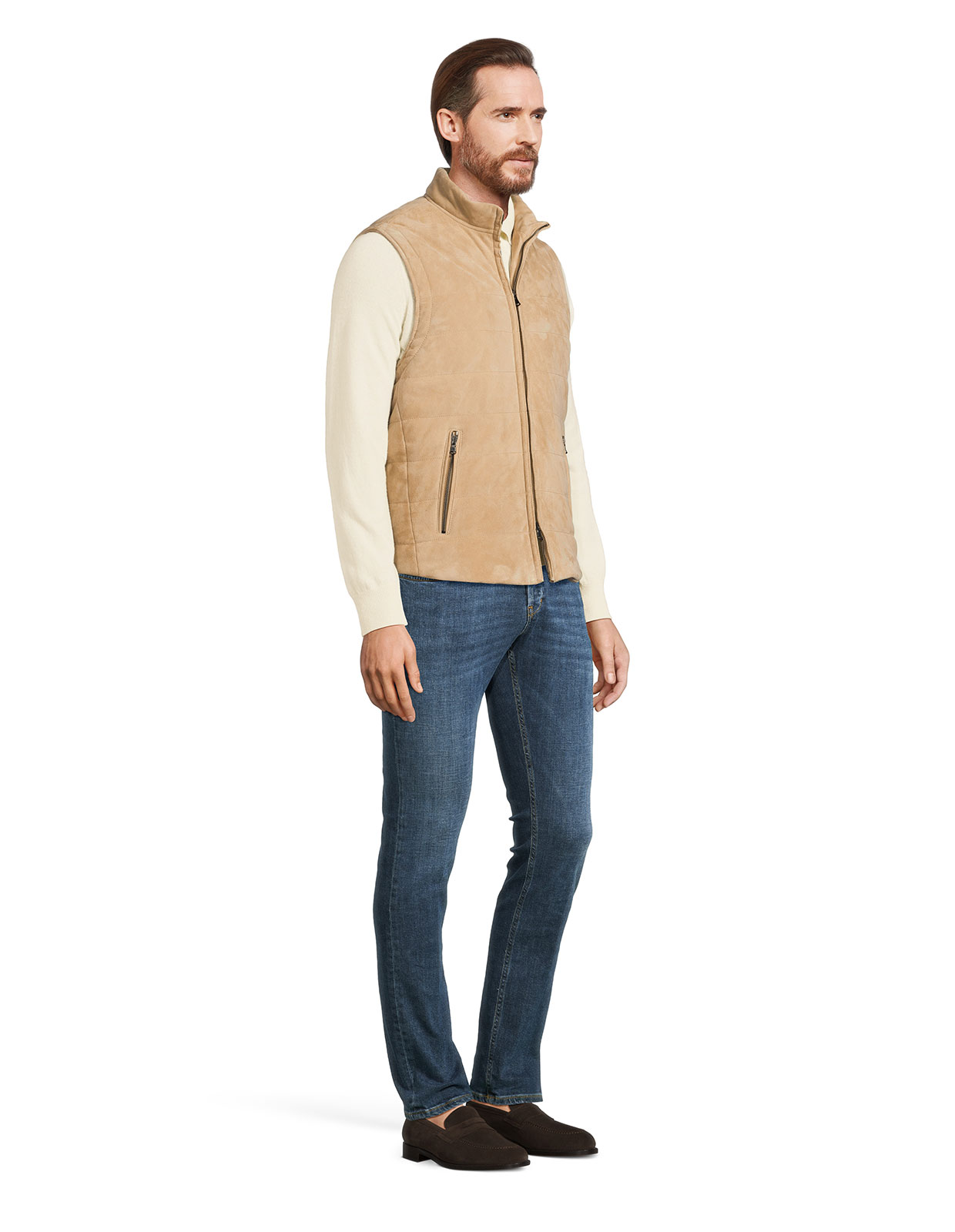Väst Mocka Beige 50