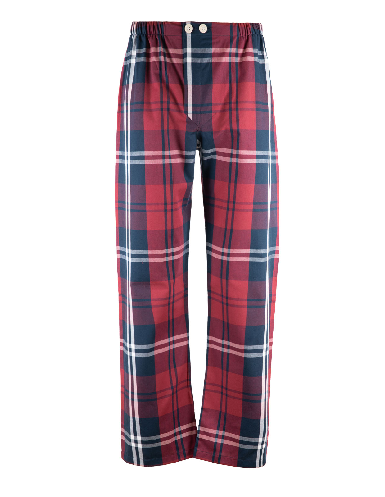 Saville Pyjamas Navy/Vinröd Stl 54