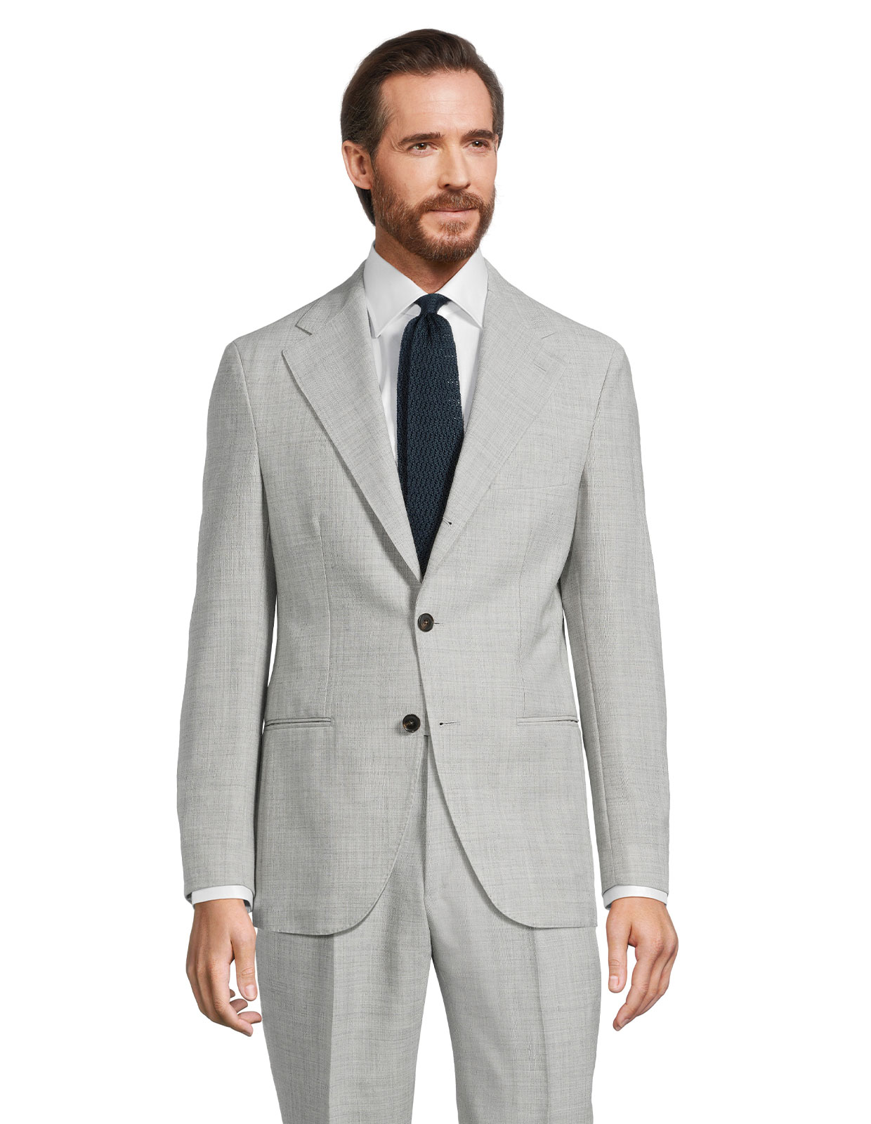 Sartorial Kavaj Ull Ljusgrå
