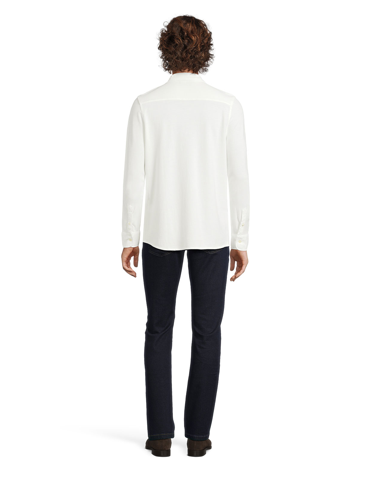 Shirt Cotton Pique Ecru Stl XXL