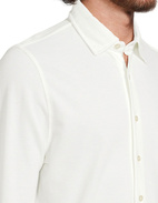 Shirt Cotton Pique Ecru Stl XXL