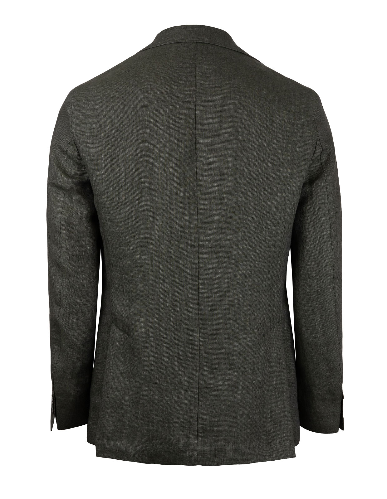 Ferry Regular Linen Jacket Green Leaf
