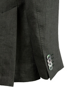 Ferry Regular Linen Jacket Mix & Match Green Leaf Stl 60