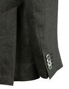 Ferry Regular Linen Jacket Green Leaf
