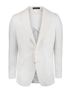 Ferry Regular Linen Jacket White Sand Stl 150
