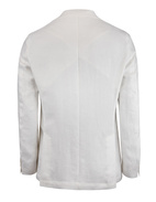 Ferry Regular Linen Jacket White Sand Stl 154