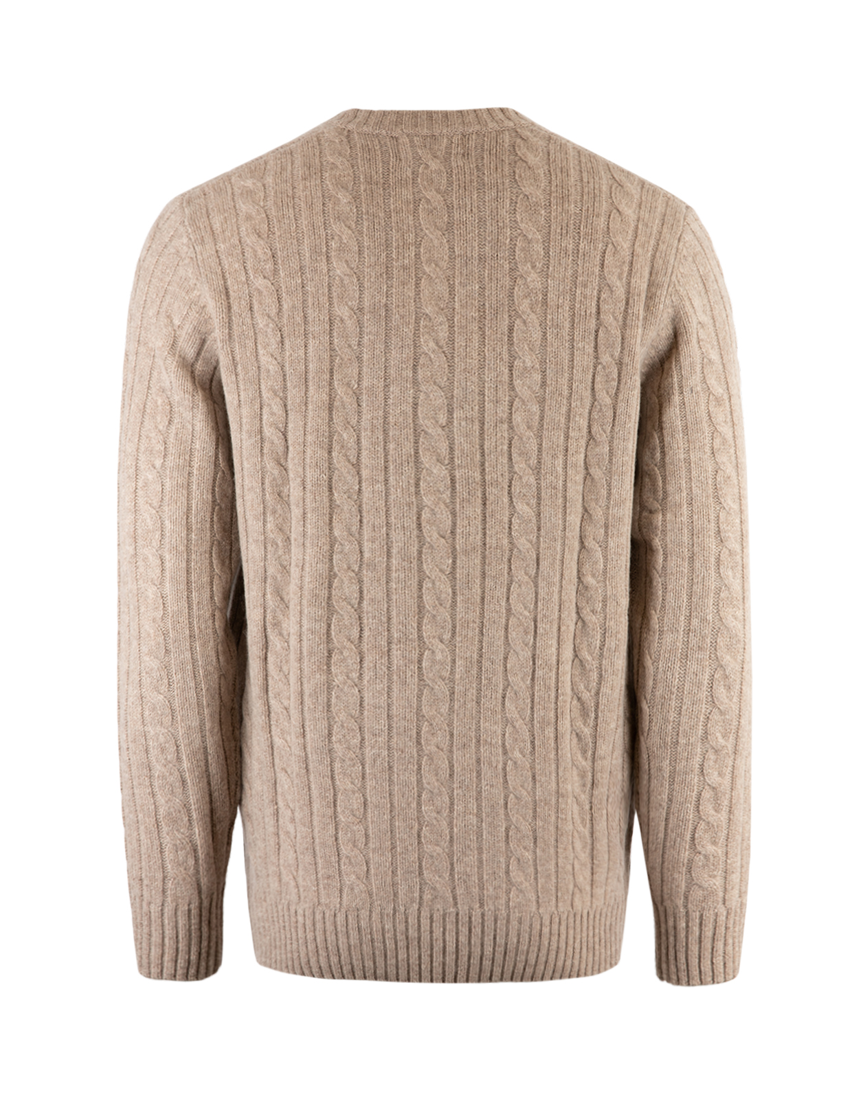 Rathmell Tröja Lammull Beige Melerad