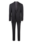 Leader Suit Wool Grey Check Stl 48