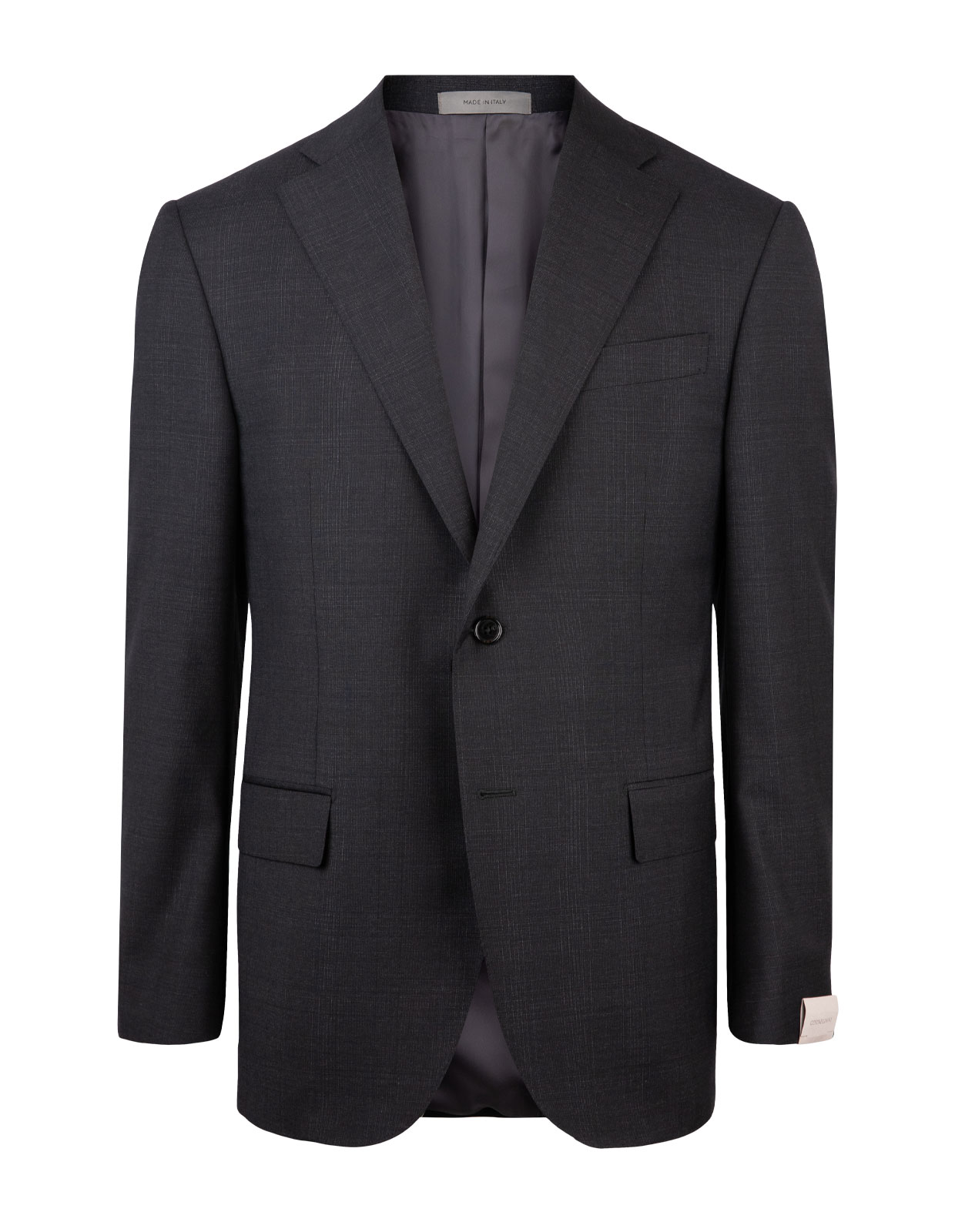 Leader Suit Wool Grey Check Stl 54