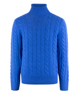 Tröja Ull/Cashmere Blå