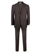 Academy Soft Suit 130's  Wool Brown Stl 154