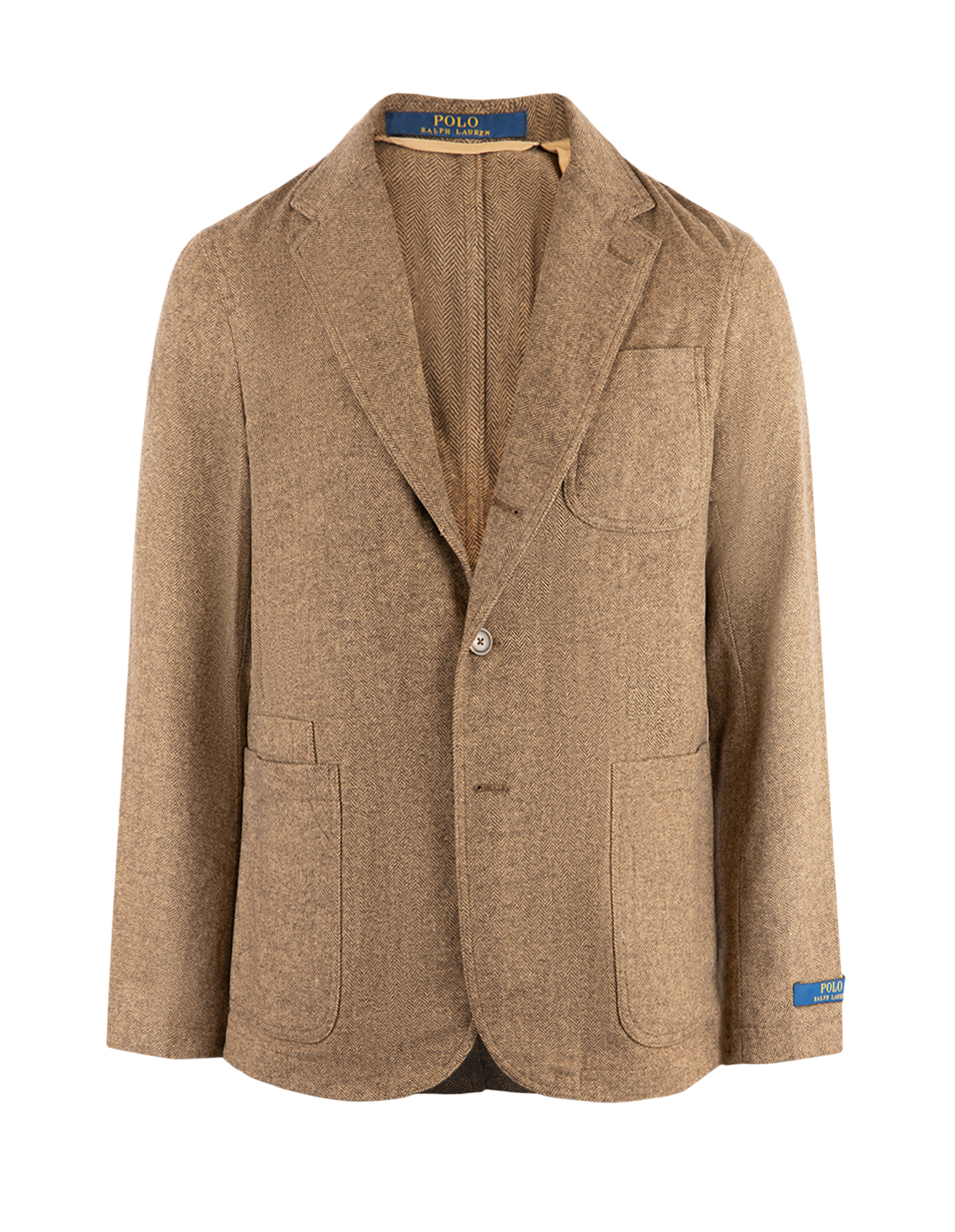 Kavaj Tweed Jersey Brun