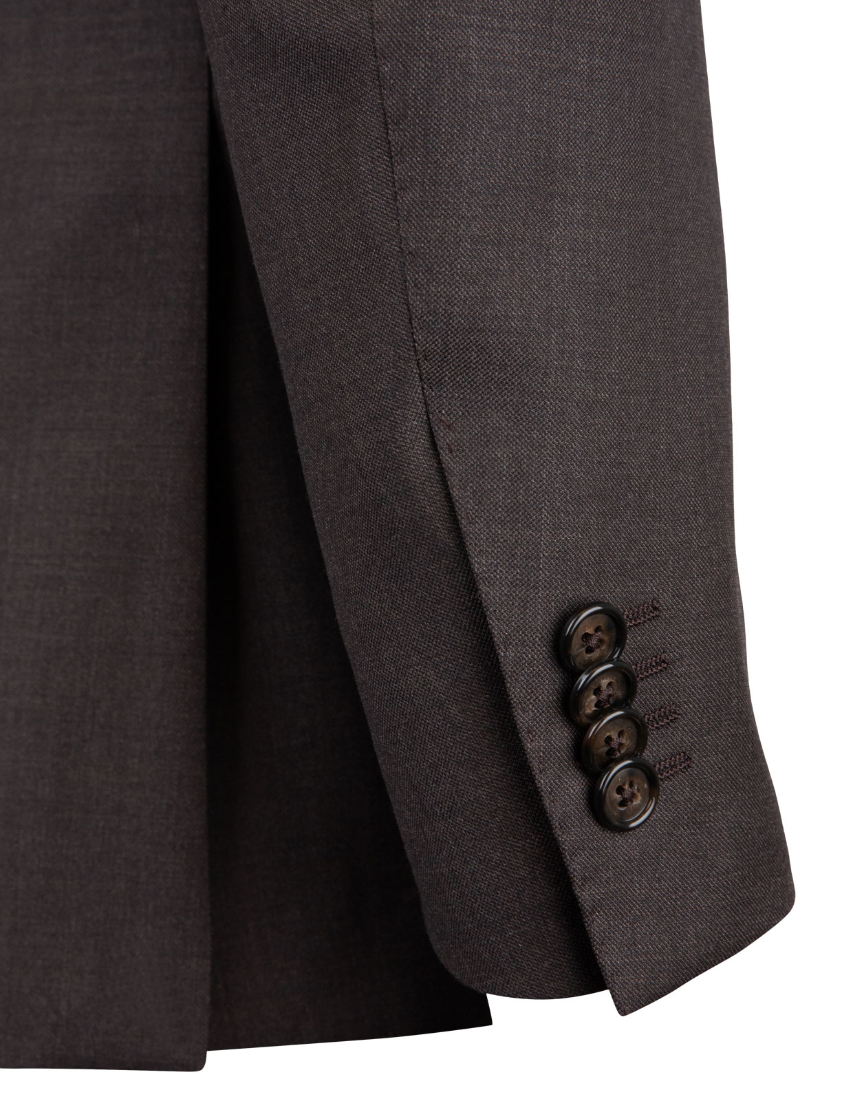 Academy Soft Suit 130's  Wool Brown Stl 46