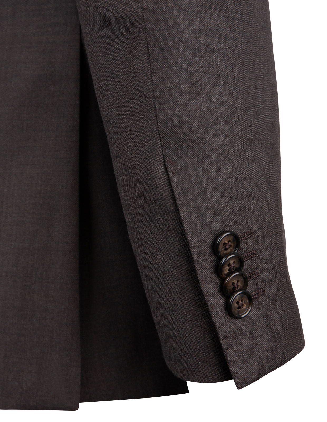 Academy Soft Suit 130's  Wool Brown Stl 54