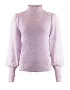 Mock Neck Tröja Lila