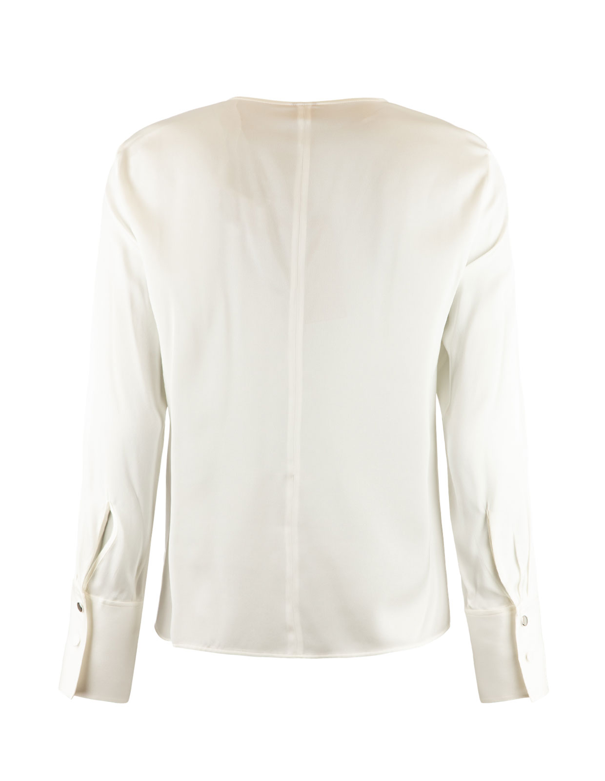 Bidinta Blus Siden Vit