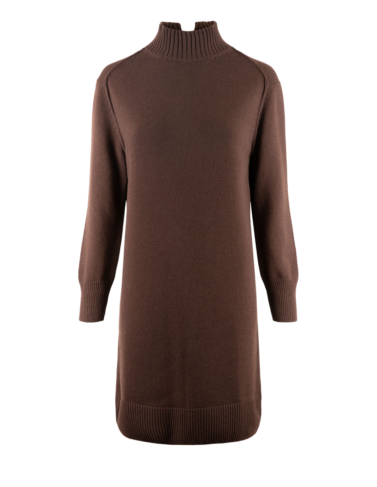 Klänning Stickad Ull/Cashmere Brun