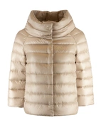 Ultralight Short Down Jacket Beige 40