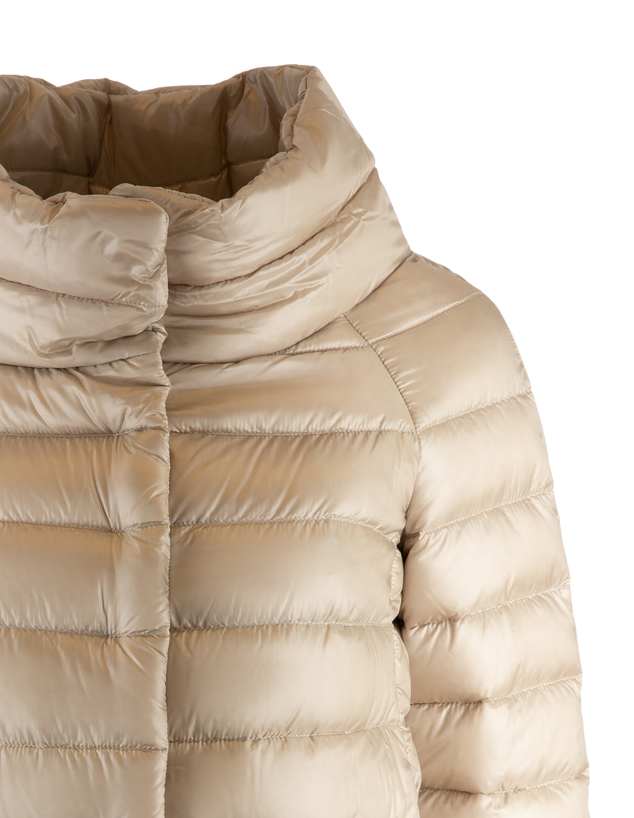 Ultralight Short Down Jacket Beige 40