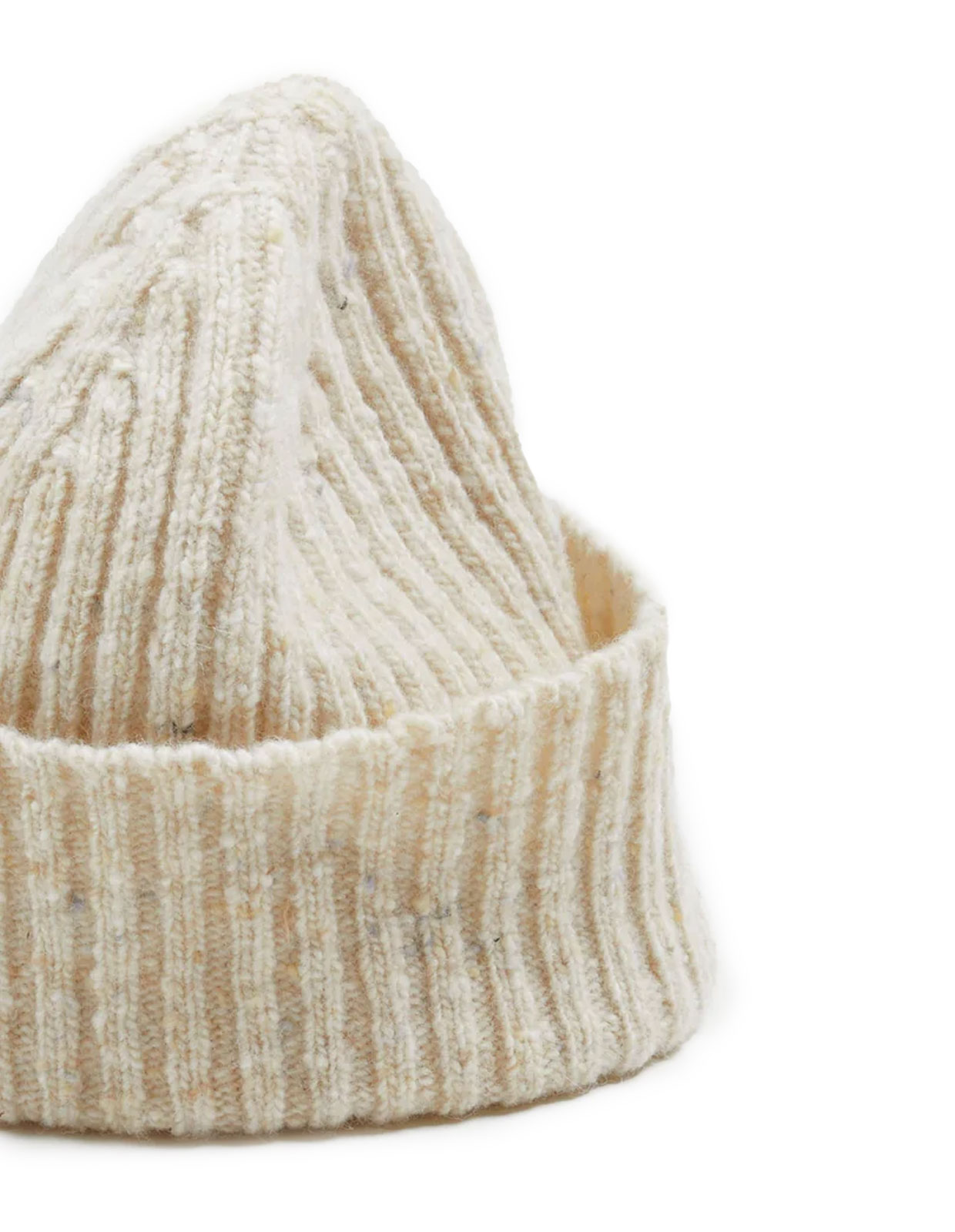 Mössa Merinoull Beige