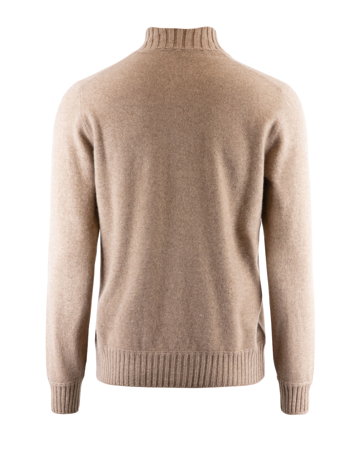 Half Zip Tröja Cashmere Beige