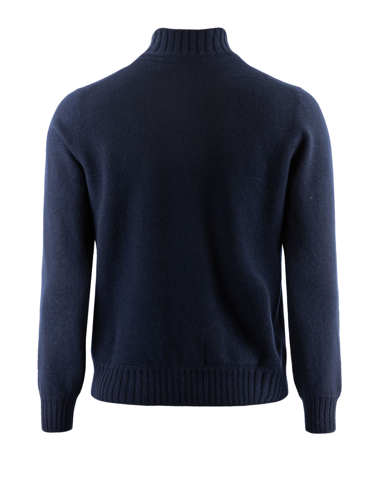 Half Zip Tröja Cashmere Navy Stl 50