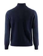 Half Zip Tröja Cashmere Navy Stl 48