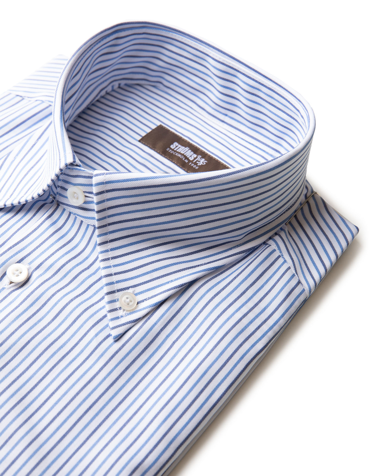Slim Fit Skjorta Blå/Vit/Navy Slim Fit Skjorta Blå/Vit/Navy