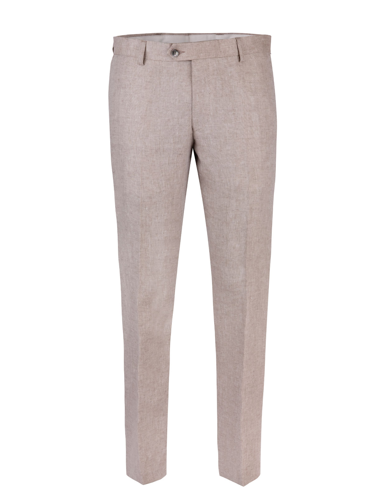 Diego Regular Linen Trouser Light Beige