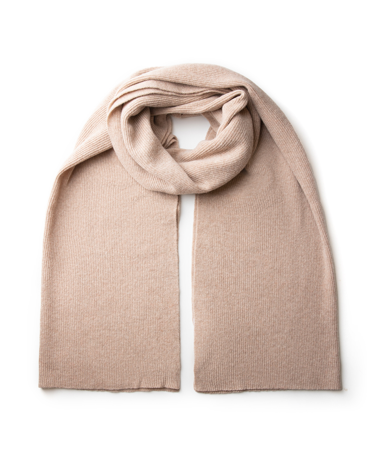 Scarf Merinoull/Cashmere Beige