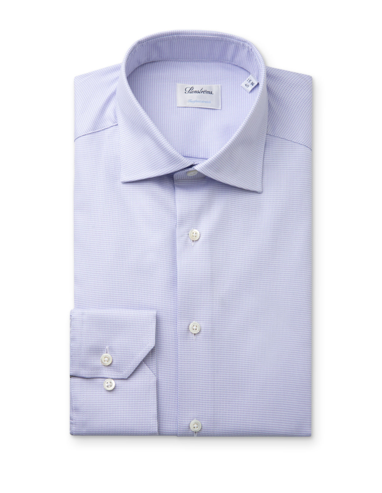 Slim Fit Skjorta Twofold Stretch Lila