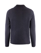 Ferndale Stickad Overshirt Ull Navy