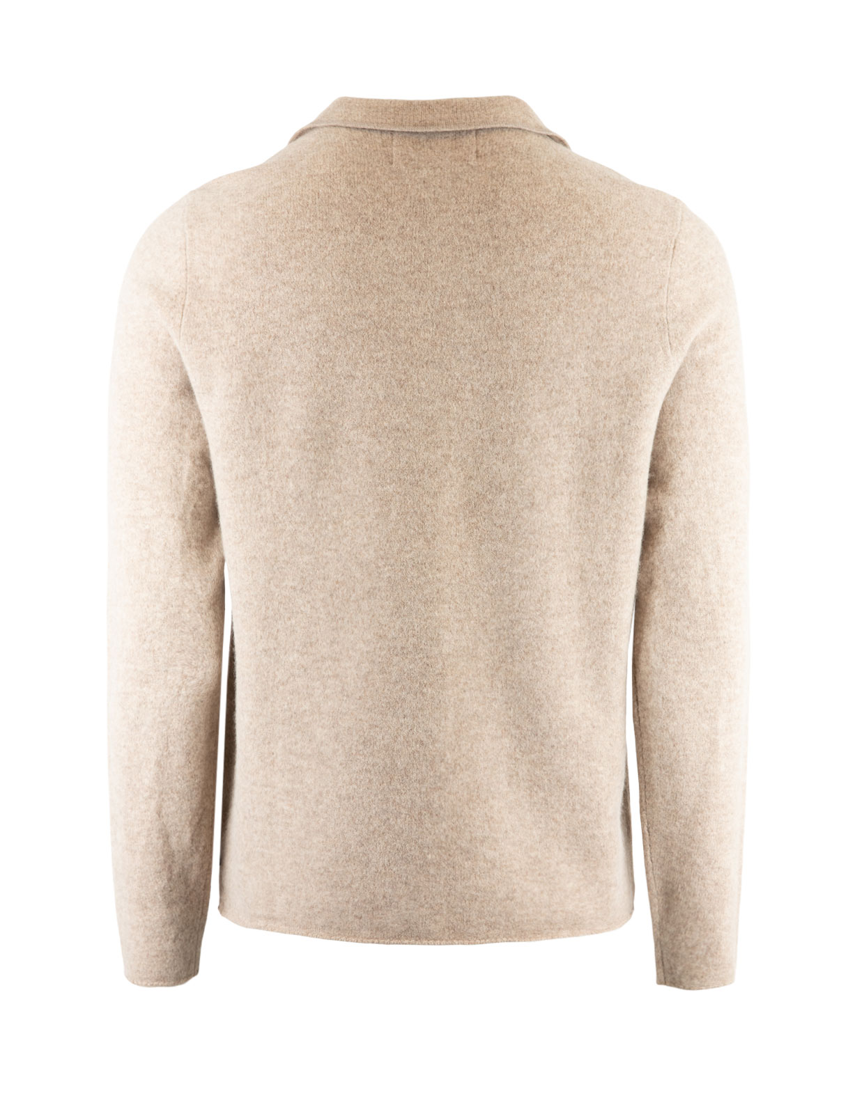 Ferndale Stickad Overshirt Ull Beige