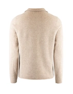 Ferndale Stickad Overshirt Ull Beige