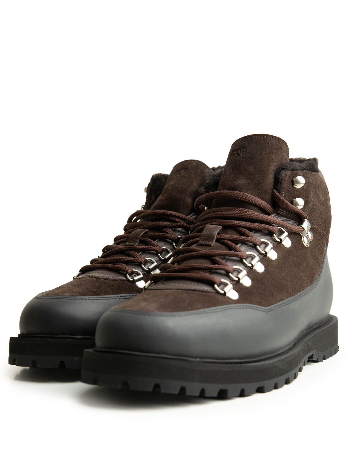 Saxum Shearling Boot Mörkbrun