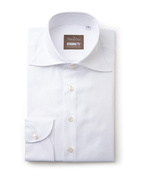 Sartorial Shirt Pinpoint Oxford Vit Stl 42
