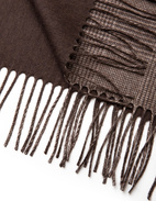 Dallas Scarf Brun Rutig One Size