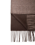 Dallas Scarf Brun Rutig One Size