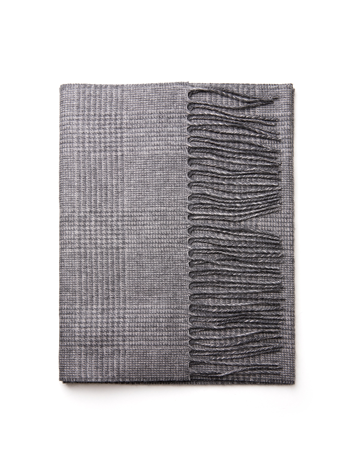 Dallas Scarf Grå Rutig One Size