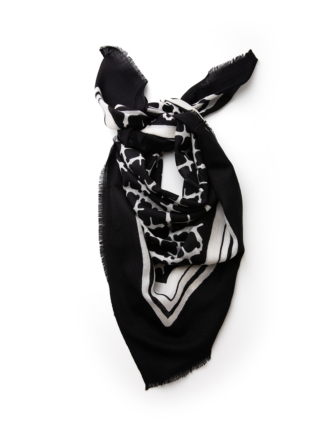 Cornelis Scarf Ull Svart