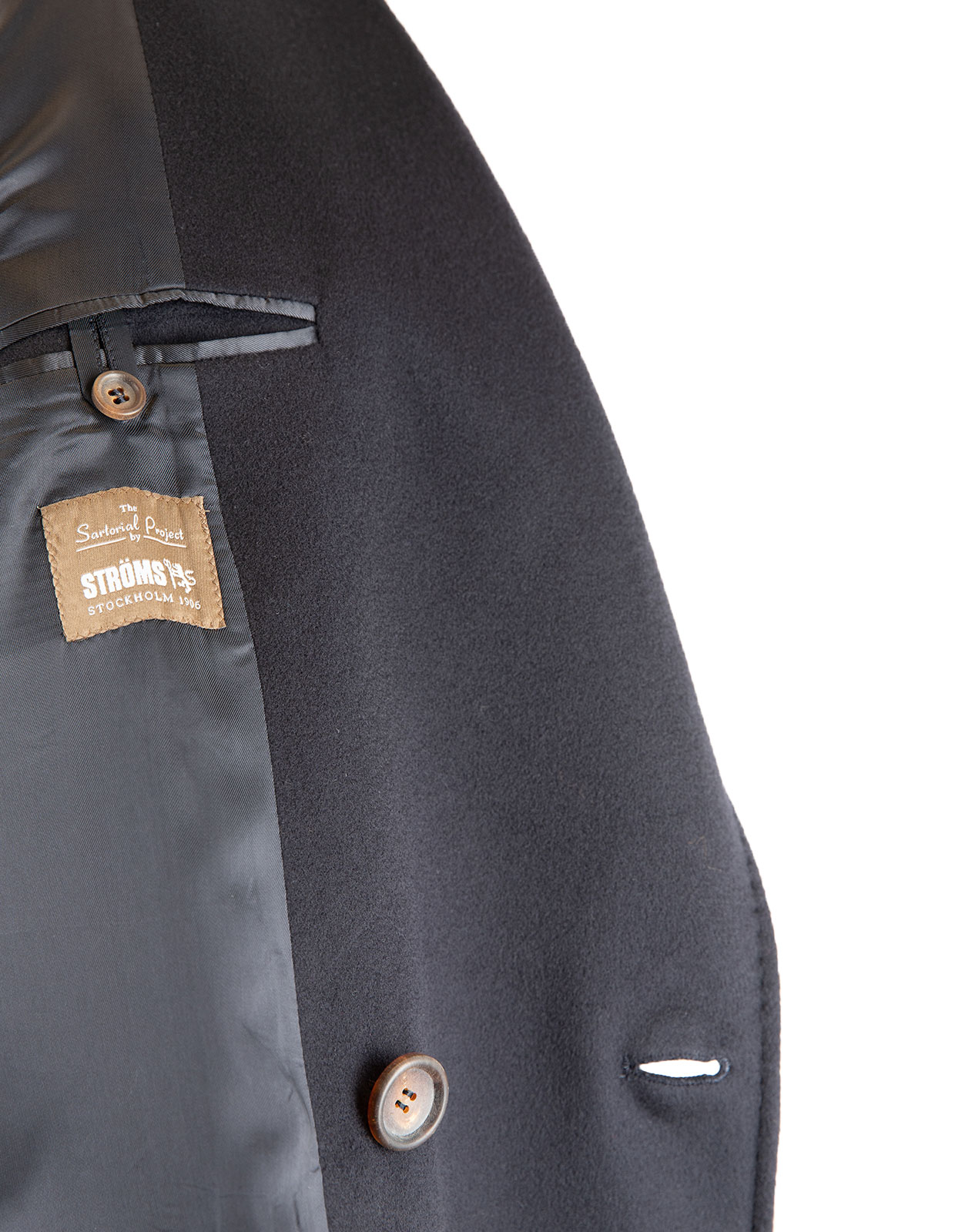 Sartorial Rock Ull/Cashmere Navy Stl 56