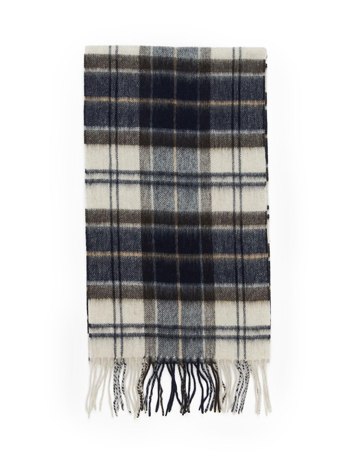 Scarf Ull/Cashmere Blårutigt