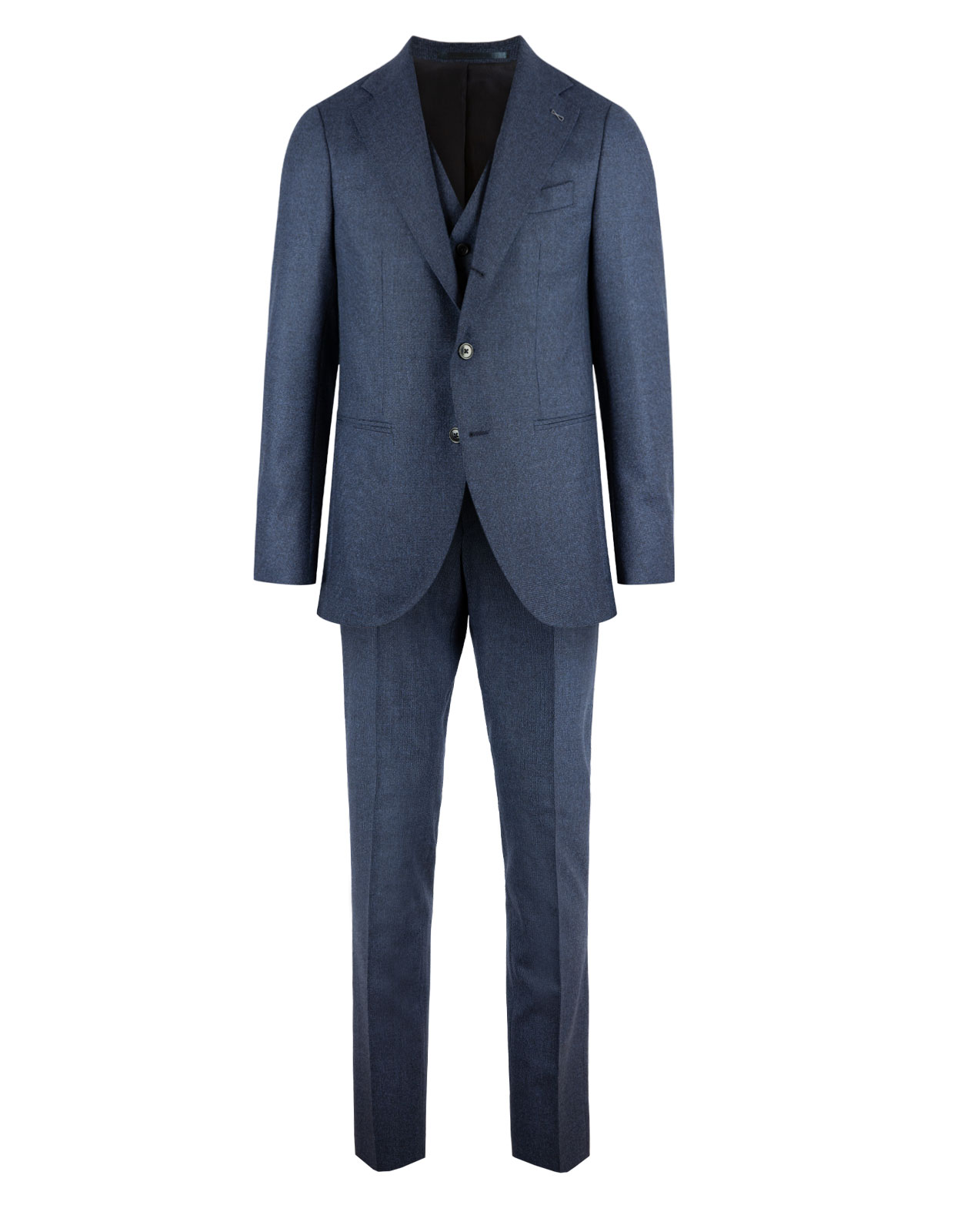 Firenze Kostym Flanell Stretch Blue