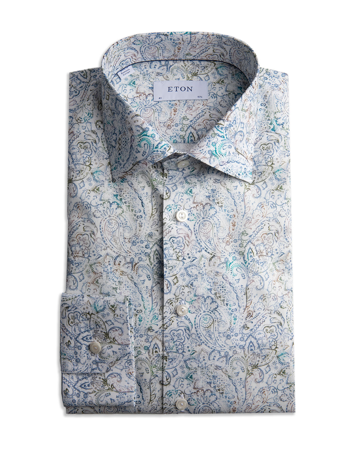 Slim Fit Skjorta Paisley Stl 43