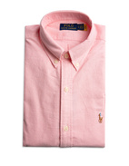 Slim Fit Oxfordskjorta Rosa Stl XL