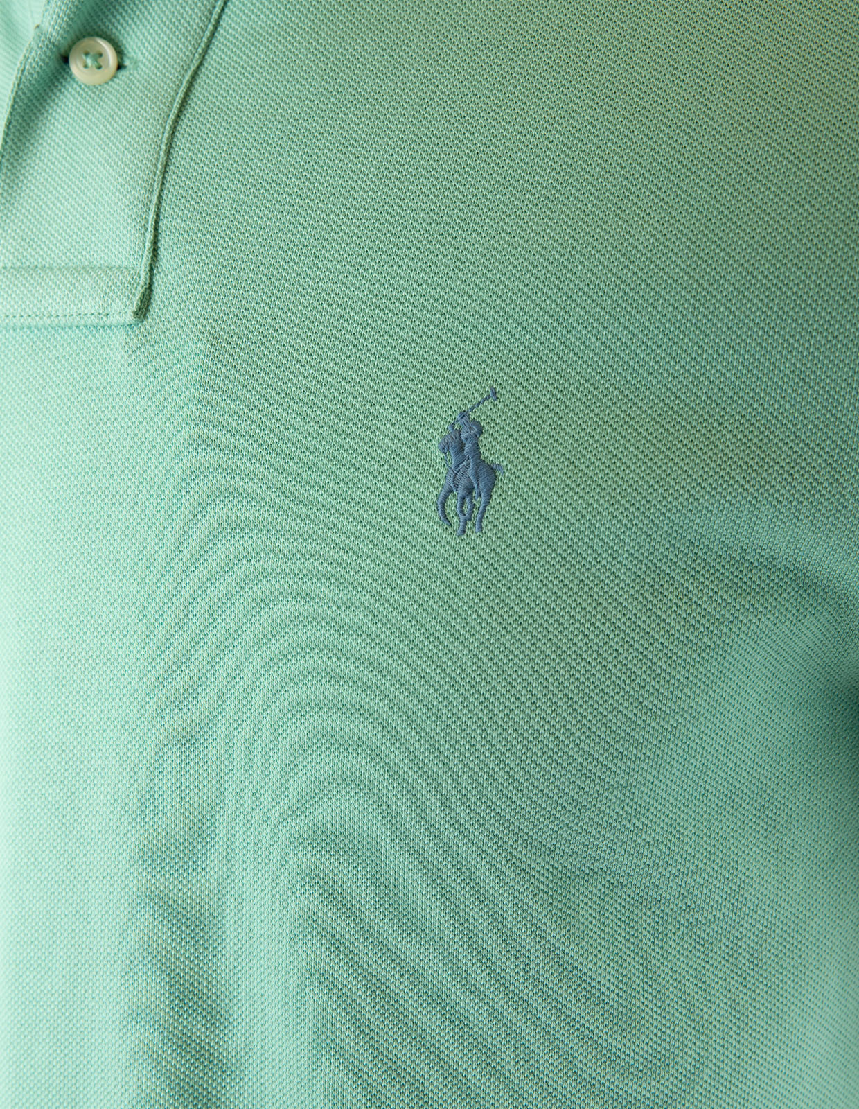 Pikétröja Custom Slim Fit Mintgrön XXL