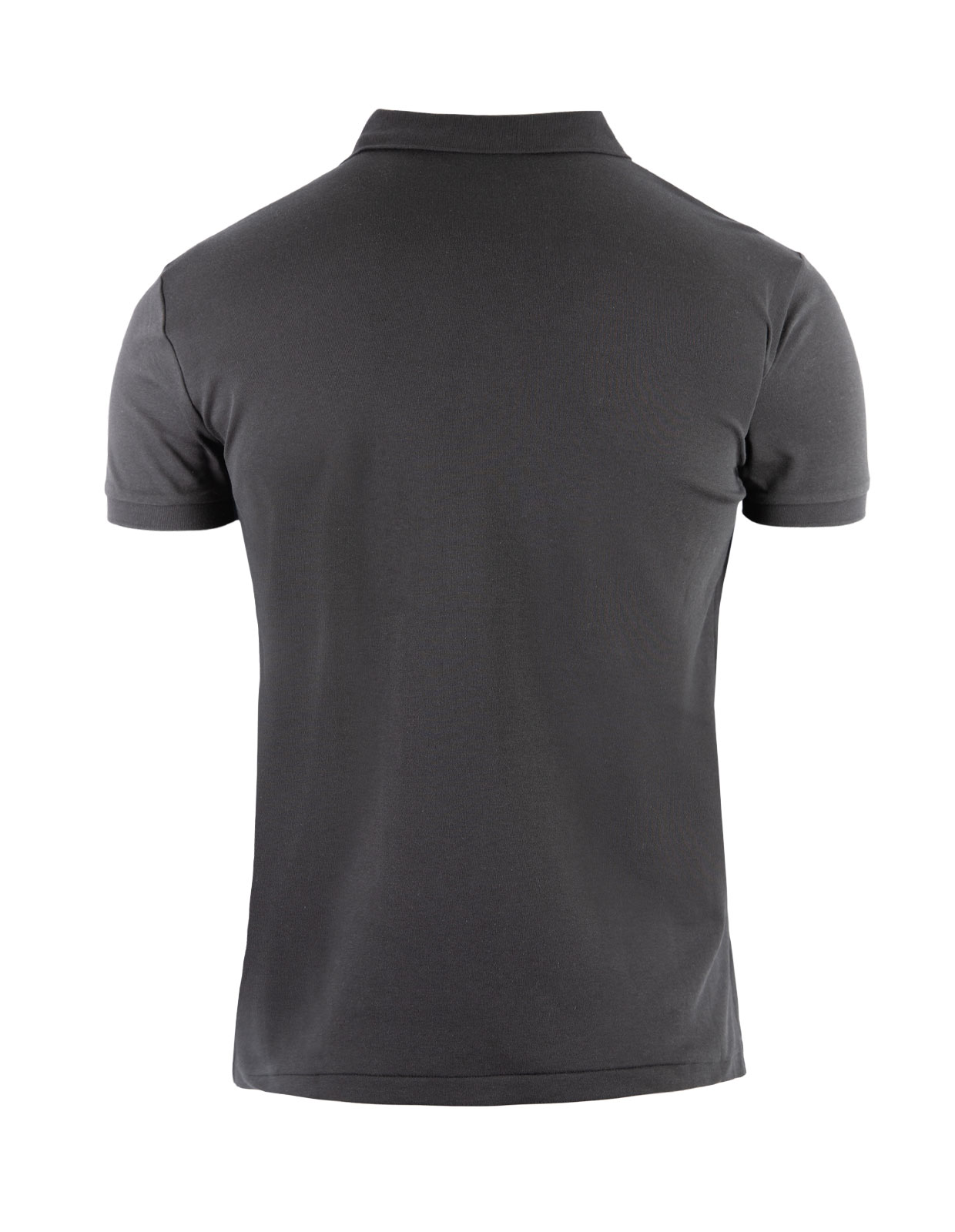 Custom Slim Fit Soft Cotton Polo Svart Stl XXL