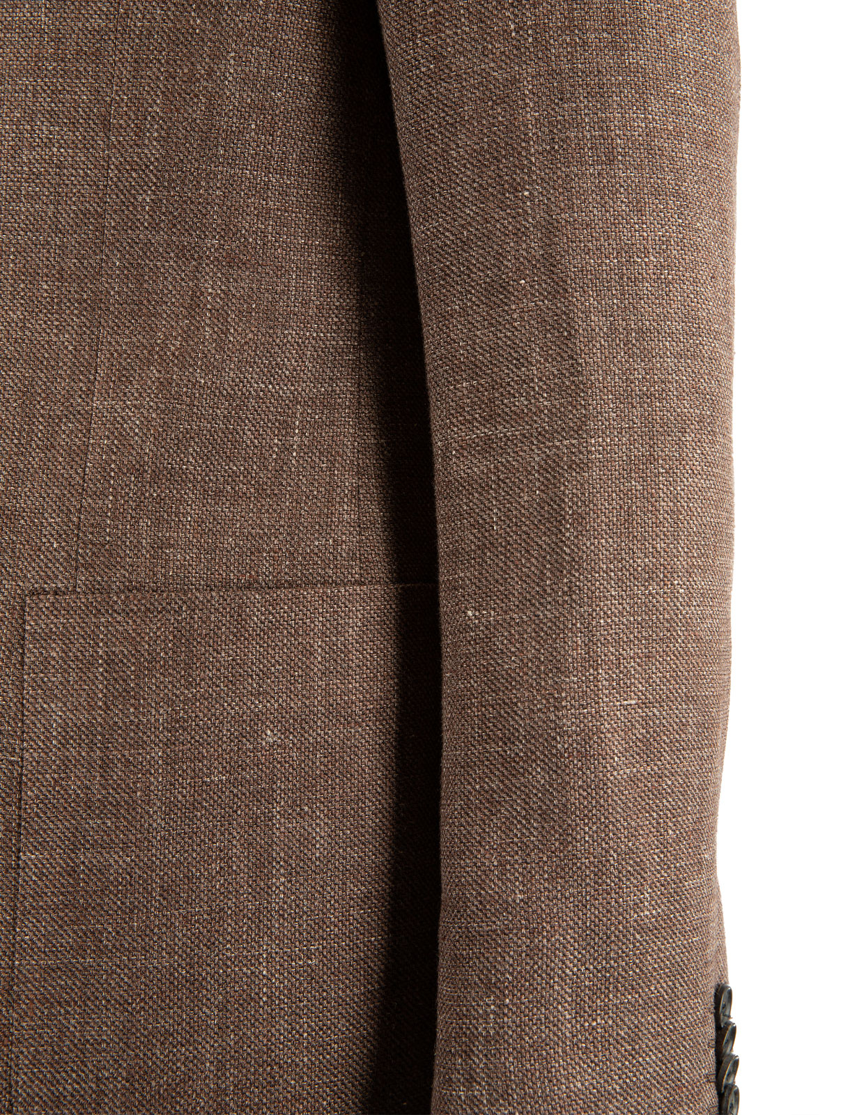 Gate Blazer Drop6 Twill Wool Linen Brun Stl 58