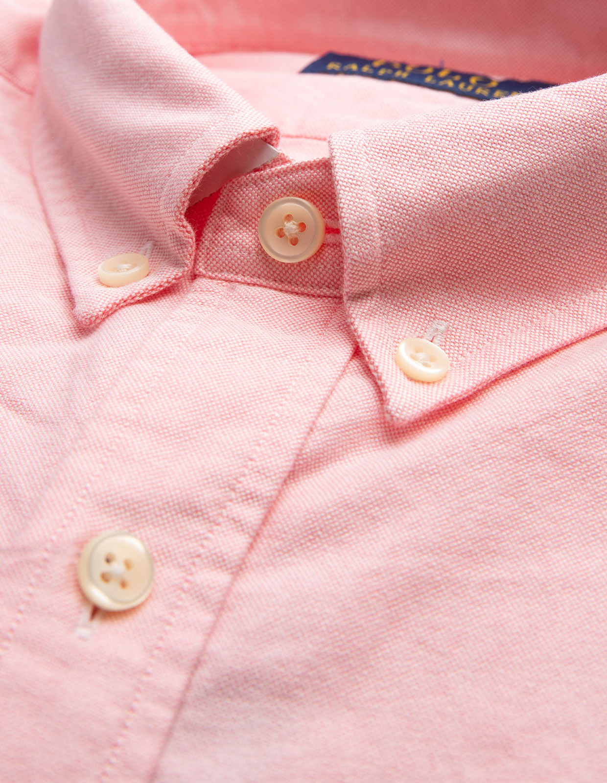 Custom Fit Oxford Skjorta Rosa L