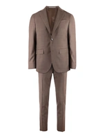 Gate Kostym Ull Brun 56